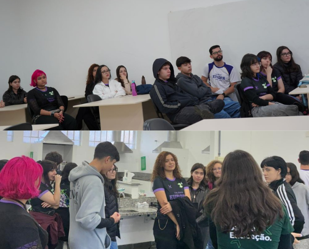 Alunos do Col�gio Europa de Pouso Alegre visitam a Unidade Central da Univ�s